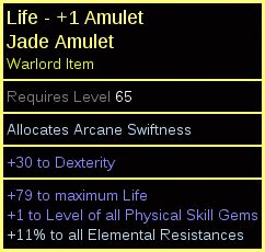 staunching poe|TbXie's Bladefall Blade Blast Chieftain Gear, Jewels.